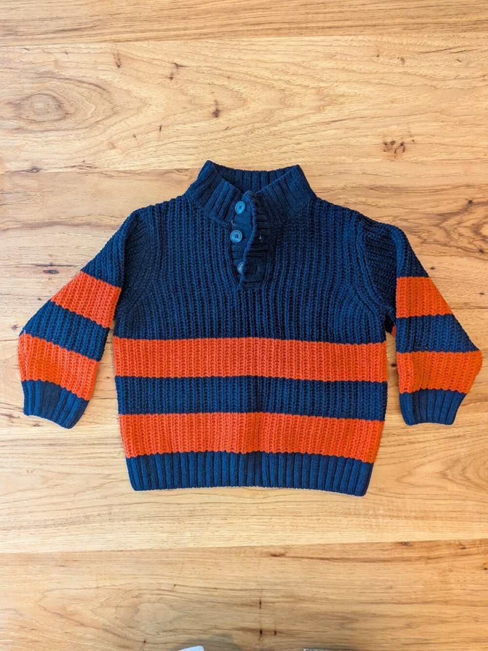 Hanna Andersson Chenille Rugby Sweater - Size 4